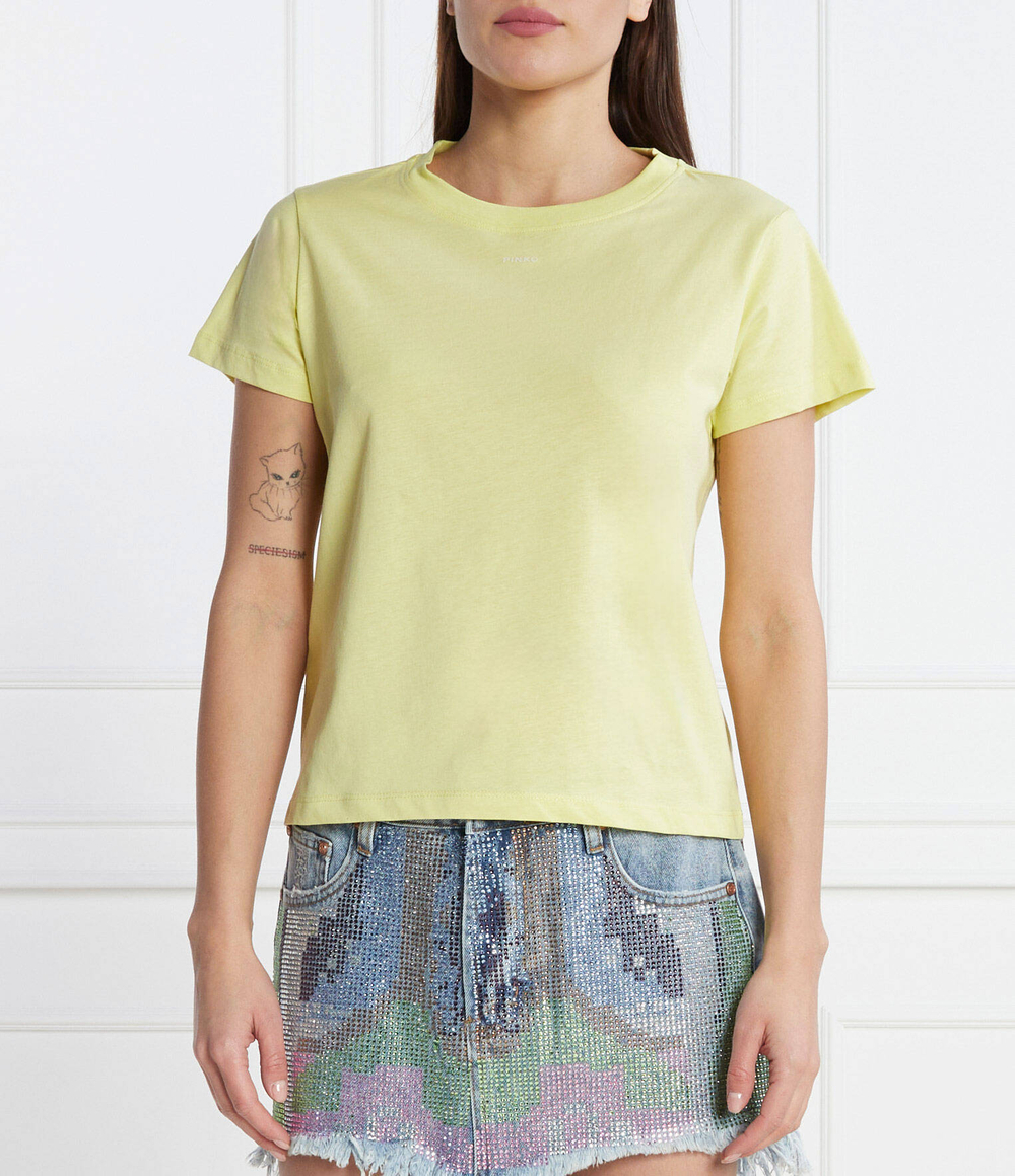 Футболка Pinko - лимонный(100373 A1N8)