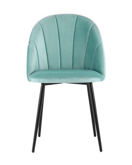 Стул Логан NEW велюр пыльно-голубой