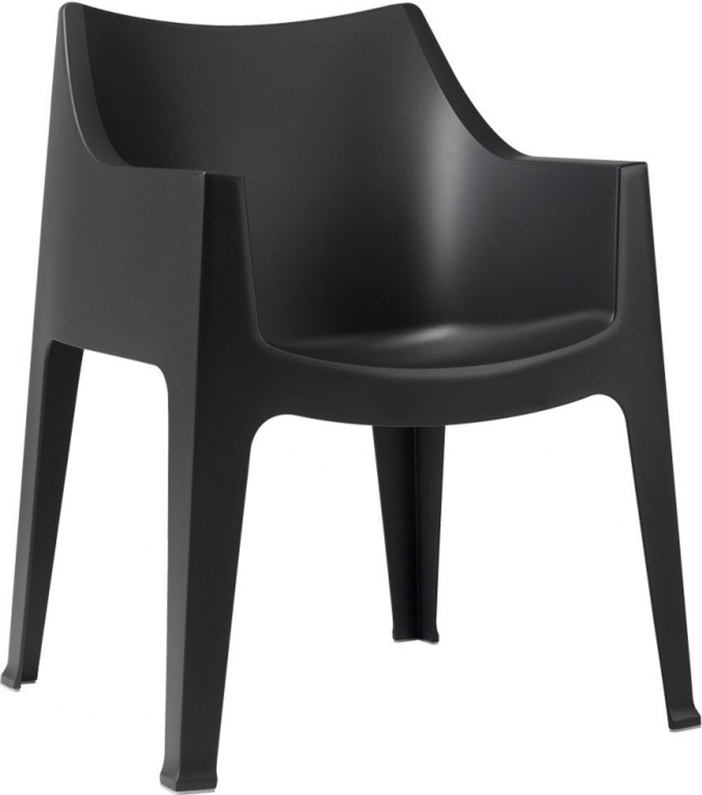 Кресло пластиковое Scab Design Coccolona, антрацит