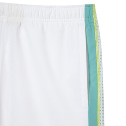Мужские теннисные шорты Lacoste Recycled Polyester Tennis Shorts - white/green/yellow