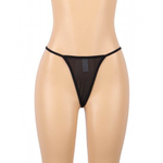 Пояс на высокой посадке с ремешками для чулок Floral Lace черные (размер XL-2XL)