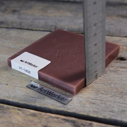 Смальта коричневого цвета, 200 гр, в кирпичиках V1-1408