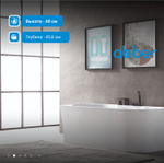 Акриловая ванна ABBER AB9335-1.7 L белая