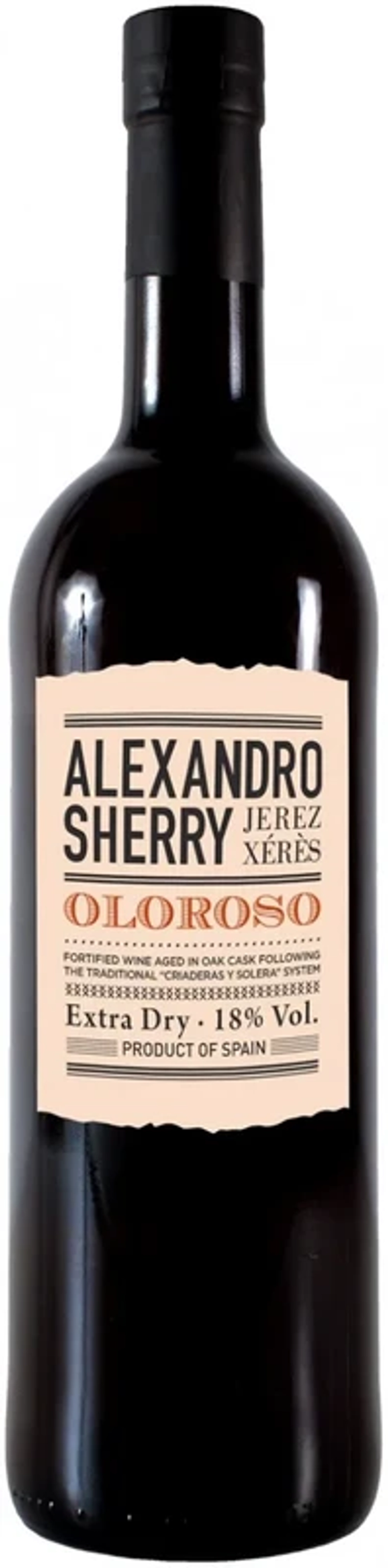 Херес Alexandro Oloroso, 0,75 л
