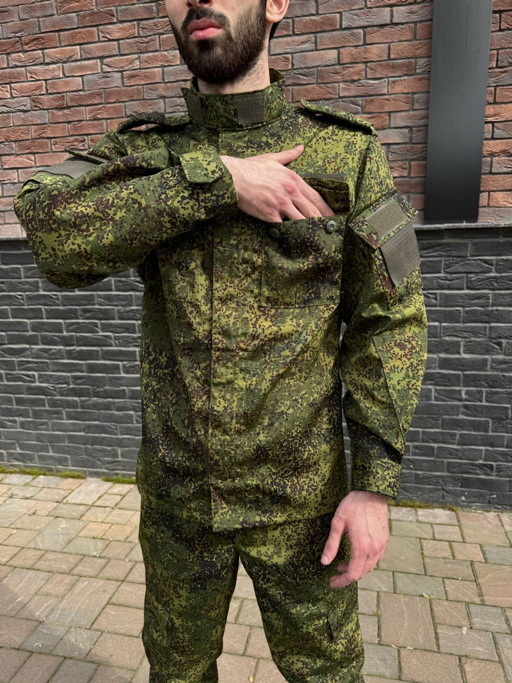 Костюм летний ВКПО зеленая цифра лайт