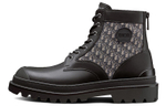 DIOR Explorer Ankle Boot Black Beige DIOR Oblique Jacquard