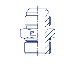 Штуцер FRLG JIC 3/4" UNF3/4"