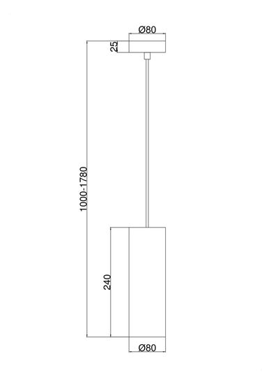 Подвесной светильник Maytoni P011PL-01G