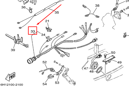 6H0-82590-80-00 WIRE HARNESS