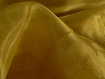 Ткань Органза золотисто желтая арт. 324876