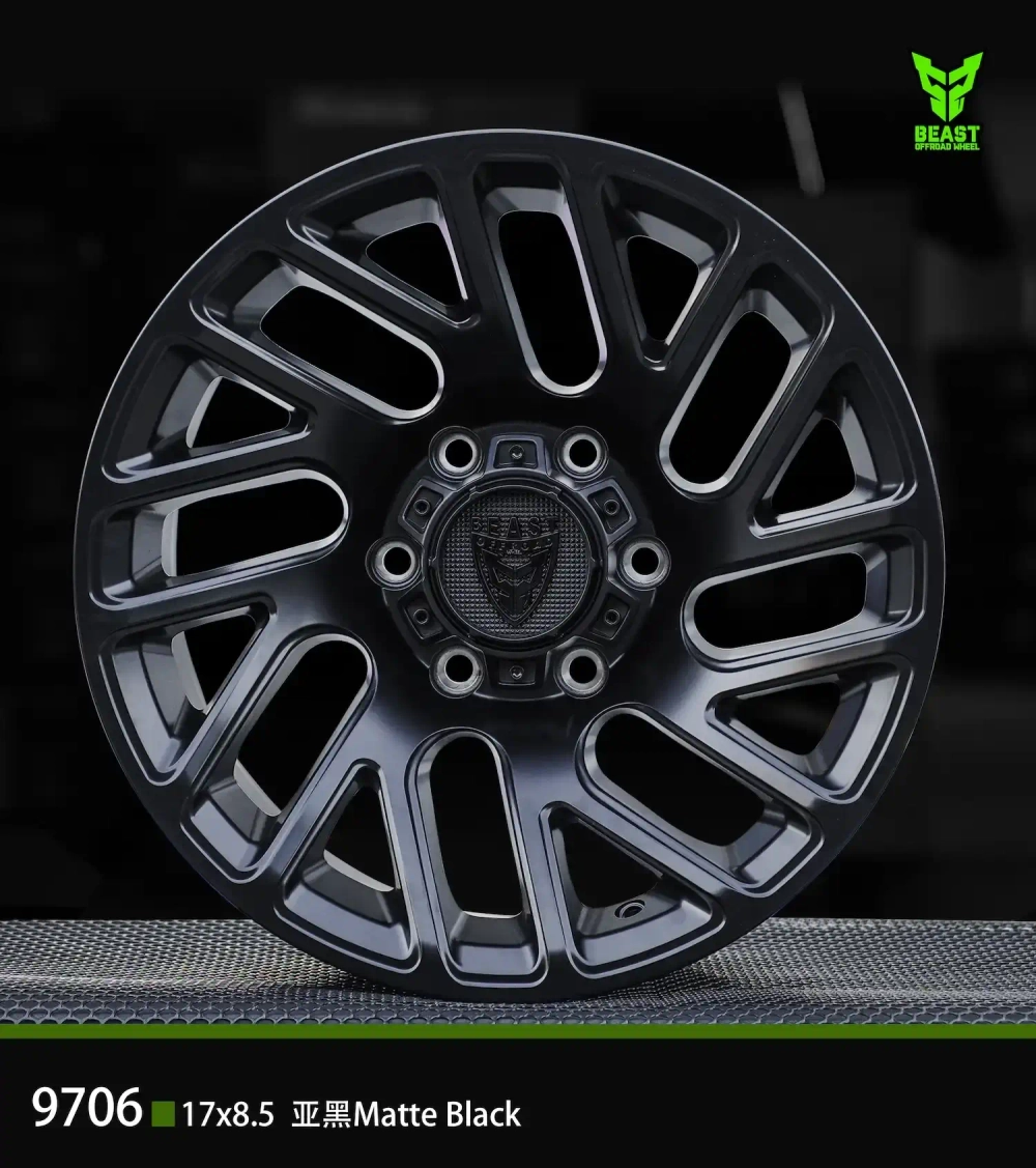 Диск колёсный литой BEAST OFFROAD 9706 R17 8,5 ET0 Matte Black