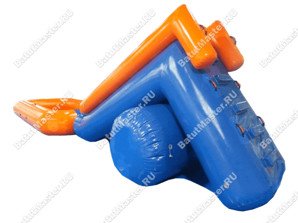 Надувная водная горка с бассейном «Пляжная», 6.5*3*2.5 м, герметичная