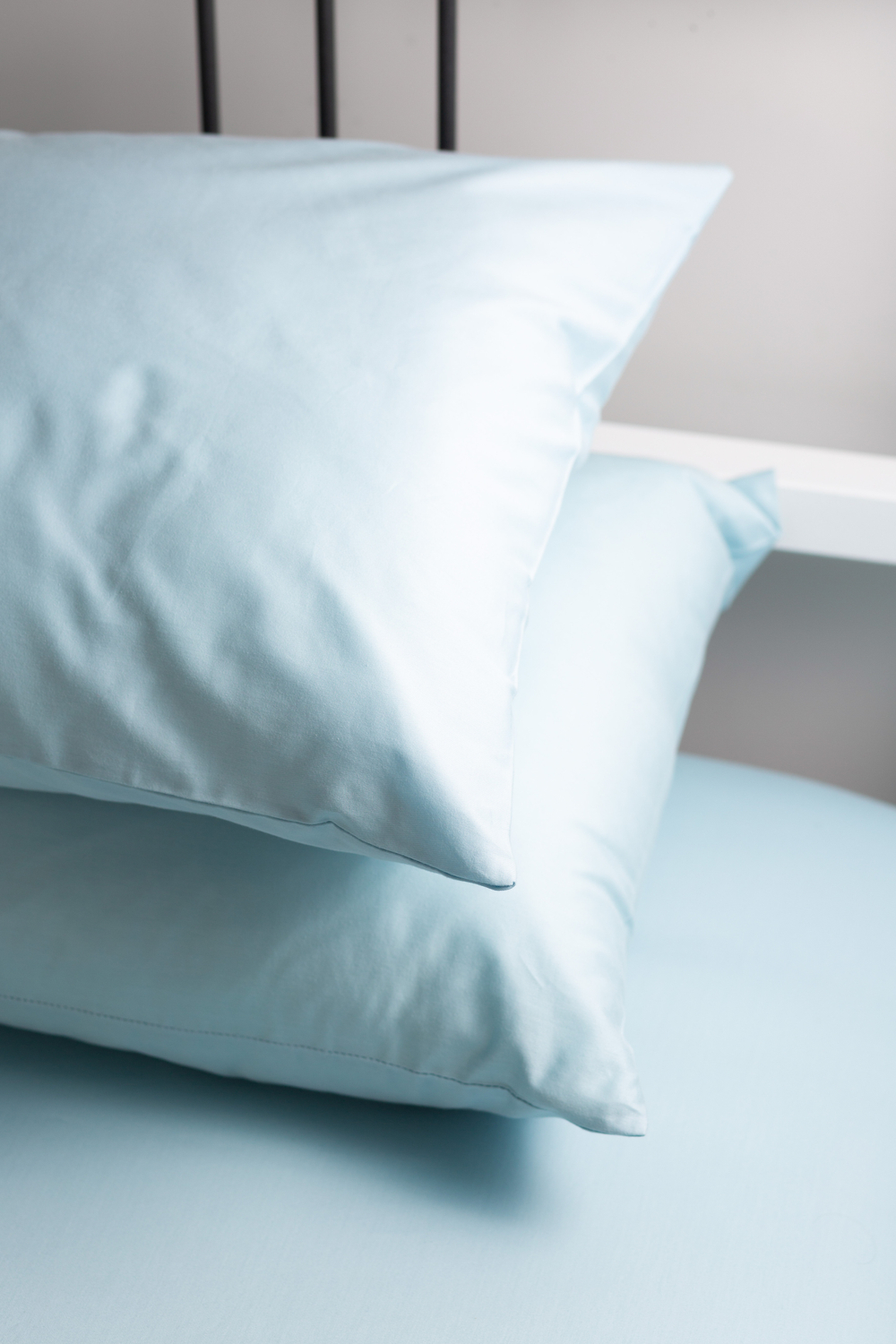 BLOOM 2 наволочки 50x70см, сатин голубой