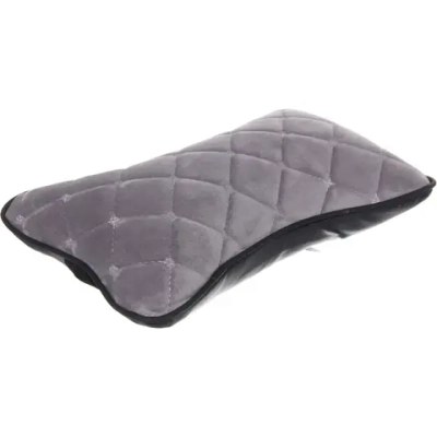Подушка дорожная под голову JP-137, 27*17 см, цвет: серый
