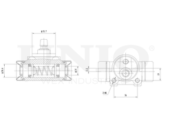 Цилиндр тормозной колесный UNIO BRC-20556