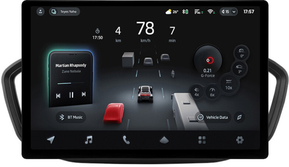 Магнитола для Lada Vesta NG 2023+ (ШГУ, рамка 10) - Teyes CC4-PRO монитор 13" 2K QLED на Android 13, Snapdragon 778G, 8+128, AI, CarPlay, DSP, 4G SIM-слот