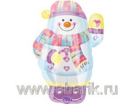 А ФИГУРА/S1 Новый год Снеговик/MD