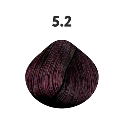 5.2 крем-краска KAARAL AAA Color Collection светлый фиолетовый каштан - 100 мл.