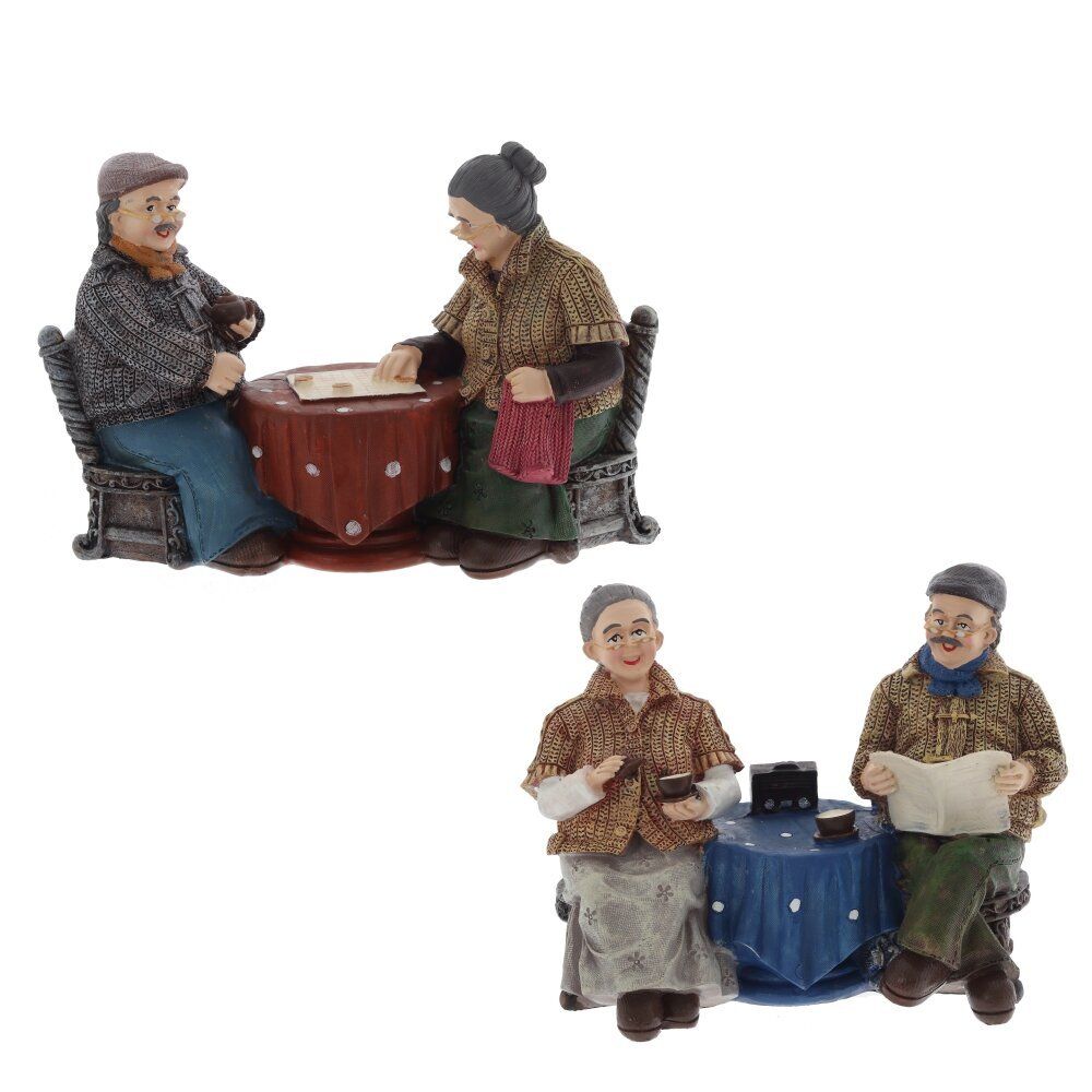 GAEM Фигурка декоративная "Бабушка с дедушкой", L18,5 W9 H14 см, 2в.