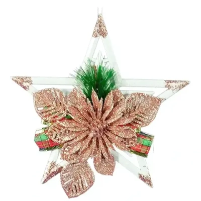 Елочное украшение Звезда 16см