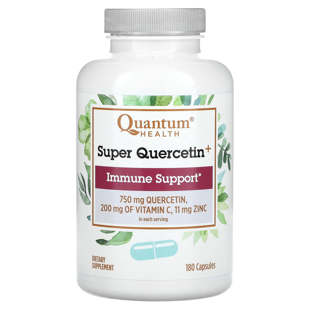 Quantum Health, Супер кверцетин +, 180 капсул