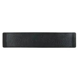 Блюдо прямоугольное 47*10 см с бортами Side Up2 Black Raw Wood P.L. Proff Cuisine [3]