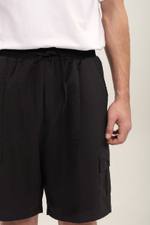 Шорты KUL'TURA "NYLON CARGO CLASSIC" Черный