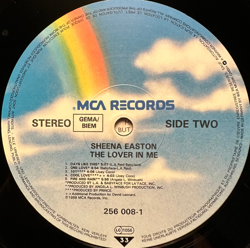 Sheena Easton - The Lover In Me (Германия 1988г.)