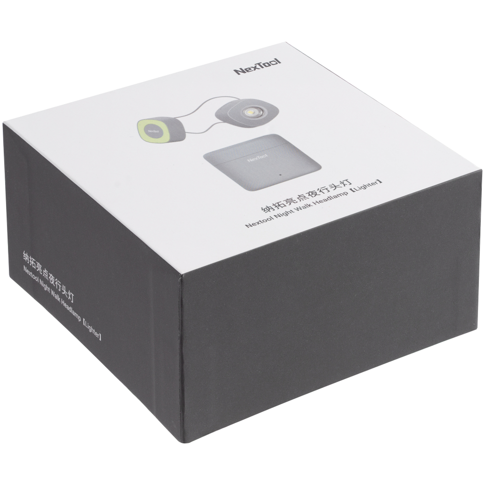 Фонарь налобный Nextool Night Walk Headlamp,80лм,16м, светодиодный, аккумул серый (NE20107)