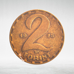Hungary, 2 Forint, 1975, VF