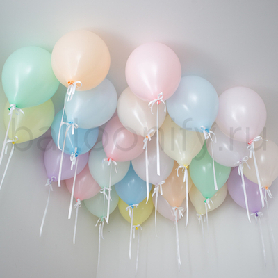 Шары россыпью "Вальс пастели"