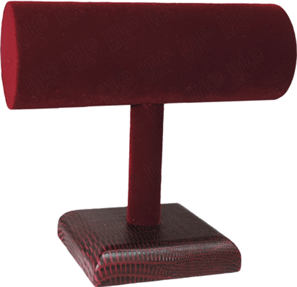 Подставка для браслетов/часов/Т-образная/валик d-50 мм./основание/ф.№6 (резинка)/Н-130 мм.