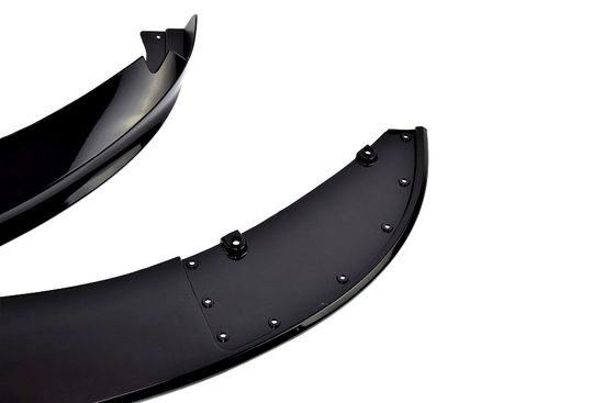 Юбка переднего бампера глянцево - черный V.1 для BMW 4 F32 F33 F36 2013-2020 Coupe Cabrio Gran Coupe