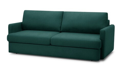 Диван Стелф ЭКО Velutto 20 210*109*90 см, темно-зеленый Велютто Еврокнижка Фиеста