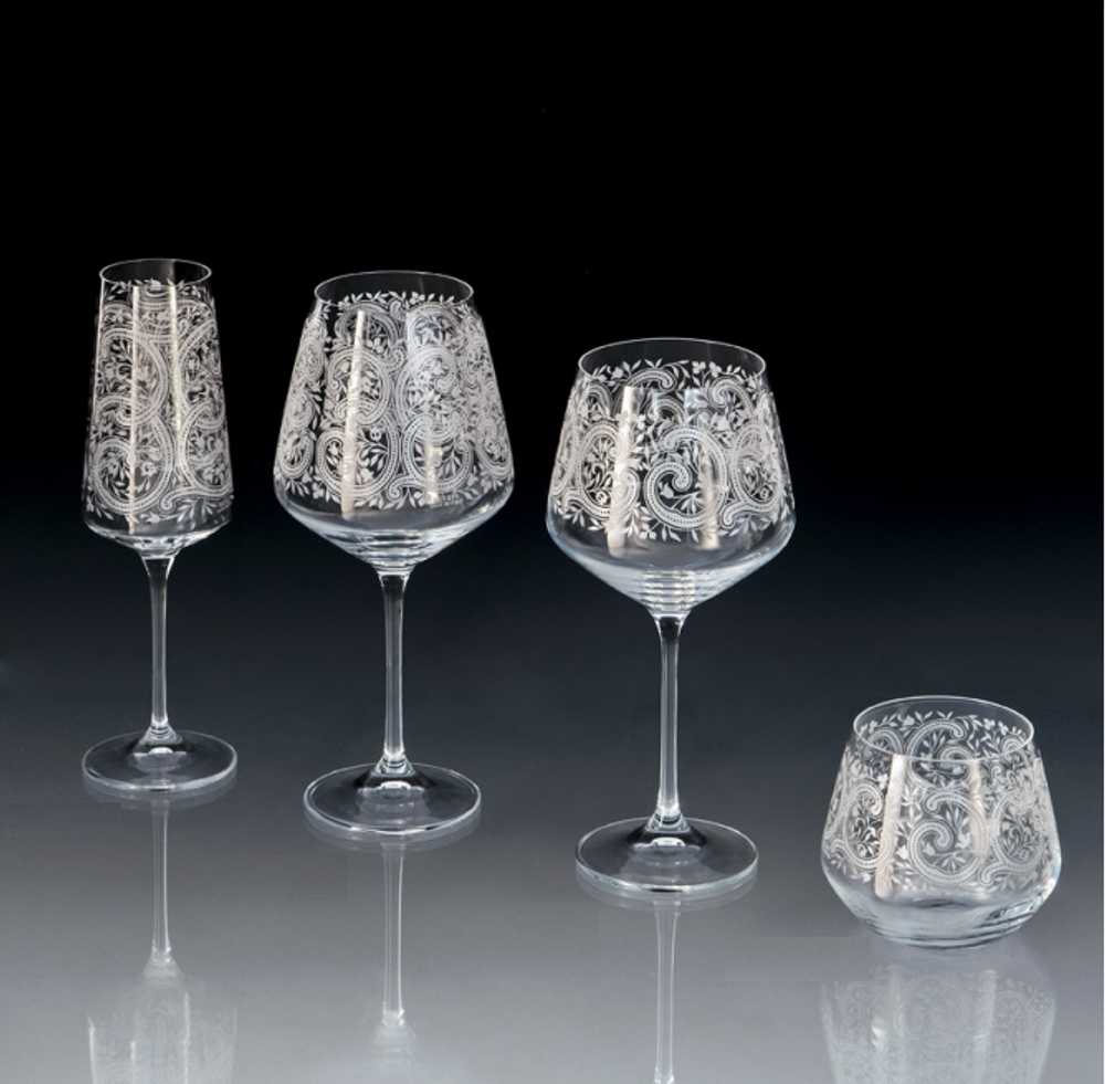 Набор из 2-х фужеров Райский сад для вина Egizia