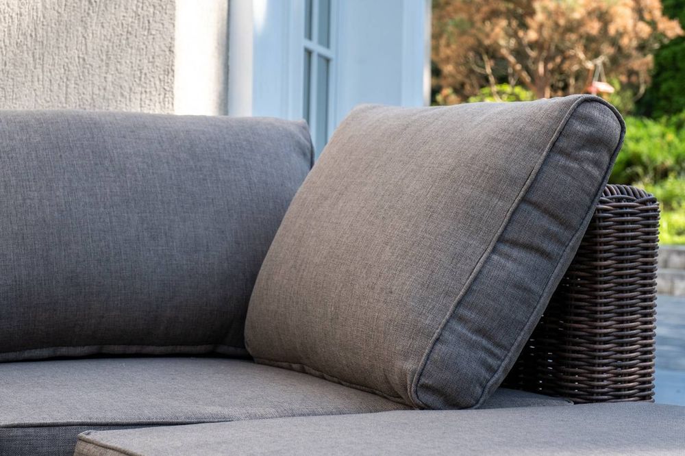 "Лунго" трансформирующаяся лаунж-зона из искусственного ротанга, цвет коричневый