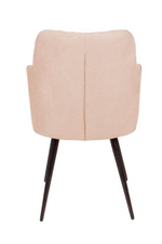 Стул поворотный на 90 градусов, функция возврата, антишум Hunt ромб, бархат бежевый 5 / чёрный конус