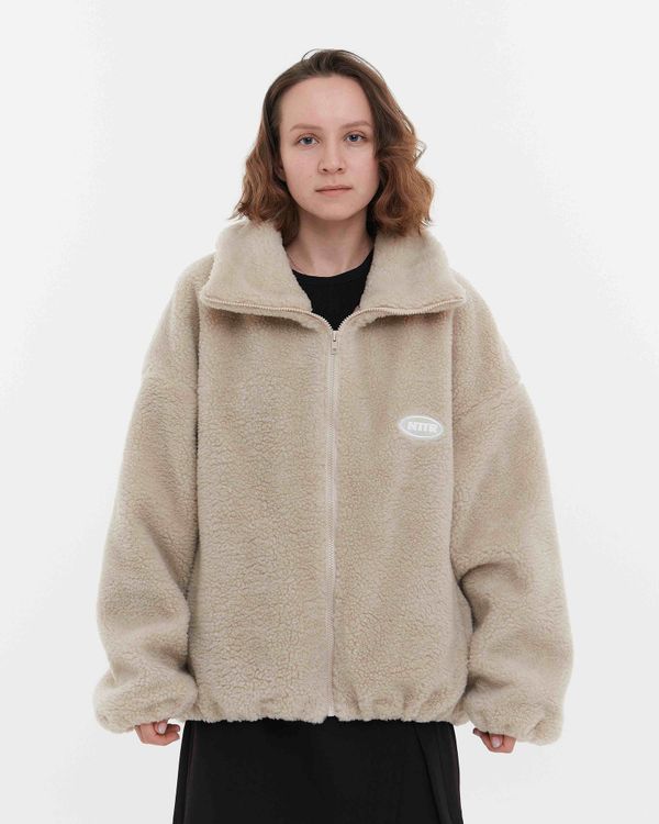 Куртка NTTR Coach Sherpa AW25 бежевая - фото 2