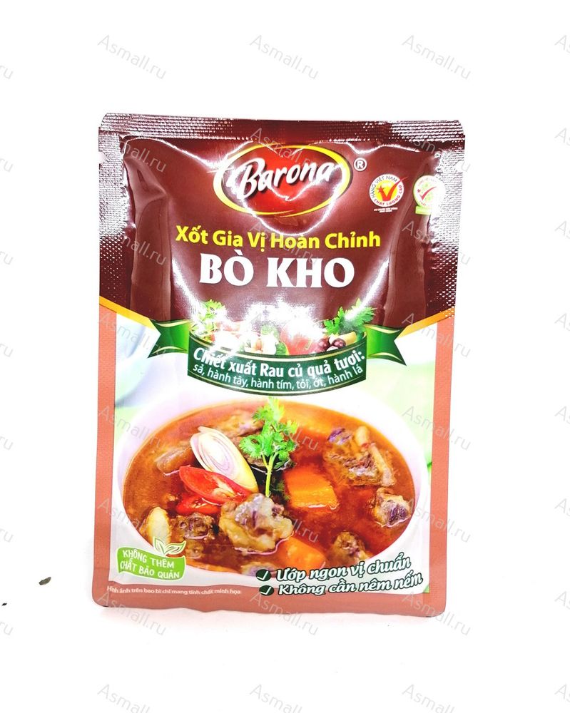 Соус для приготовления мяса BO KHO, Вьетнам, 80 гр.