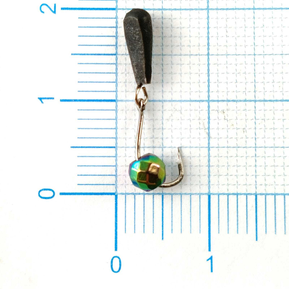 Мормышка Владимирская "Капля-Дипломат" (3мм, 0.7гр)