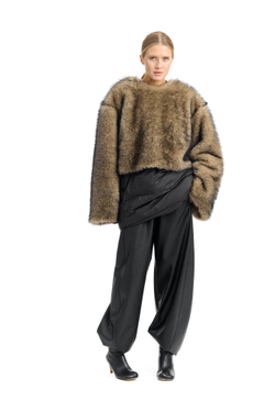 Шуба-трансформер с отстегивающимся низом GO TO PARIS Fox