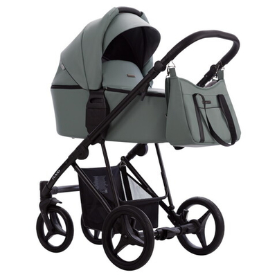 Детская коляска Bebetto Flavio Pro 2 в 1 09 шалфей кожа