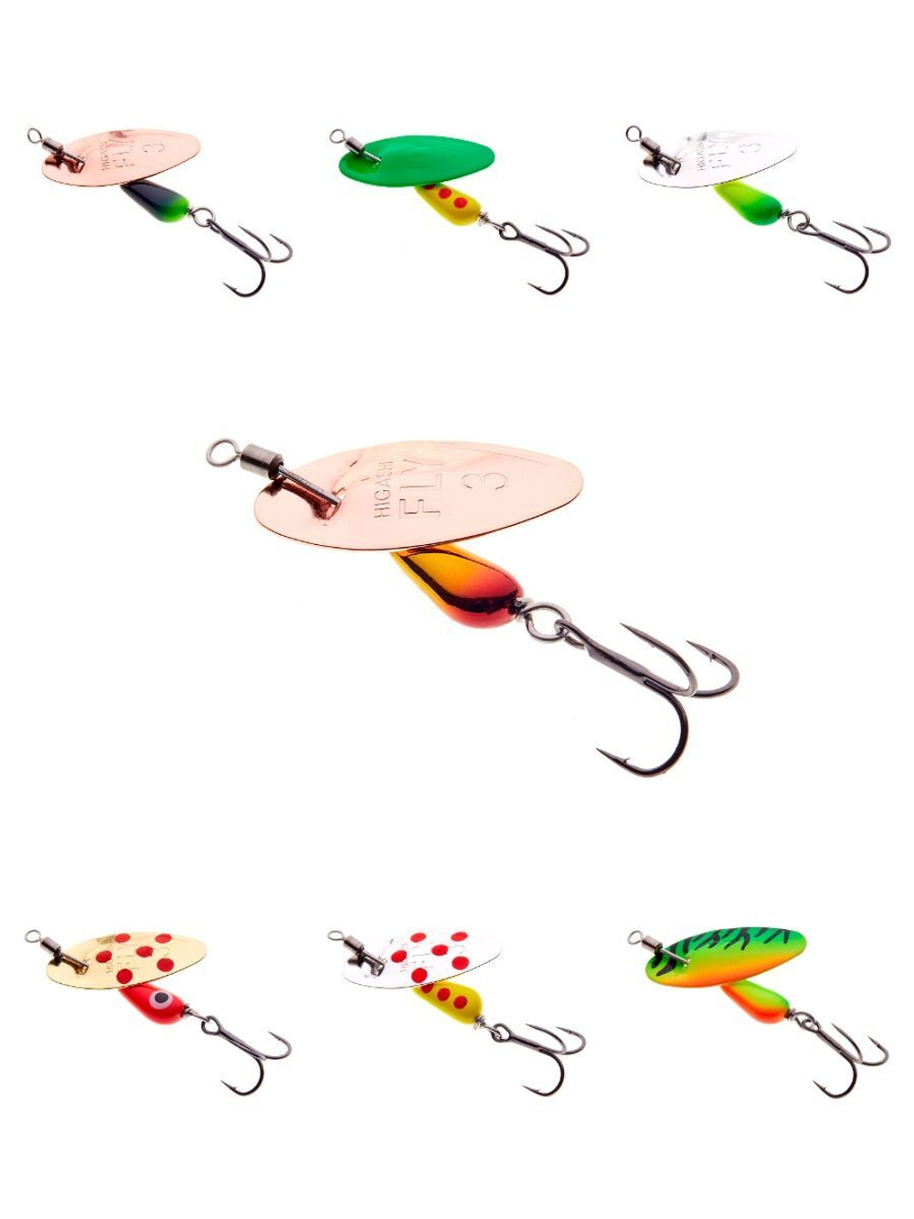 Блесна вращающаяся HIGASHI Fly 3g #106