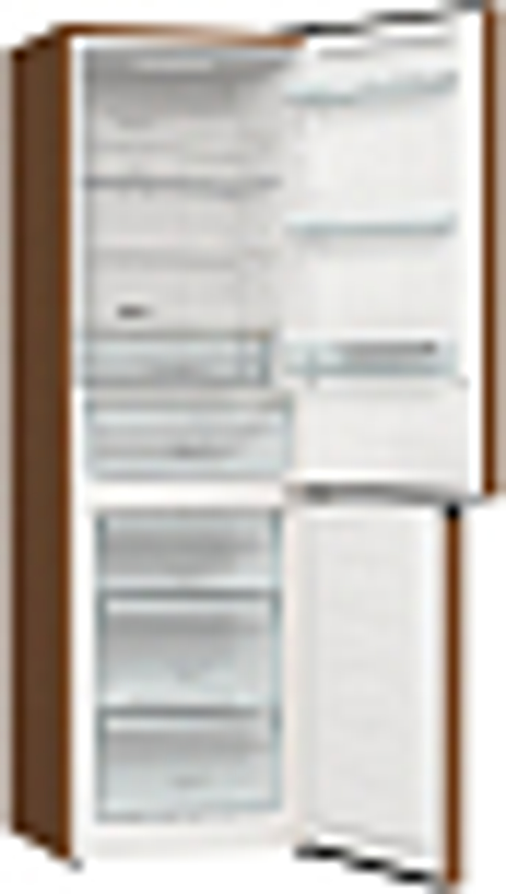 Отдельностоящий двухкамерный холодильник Gorenje NRK6192ACR4