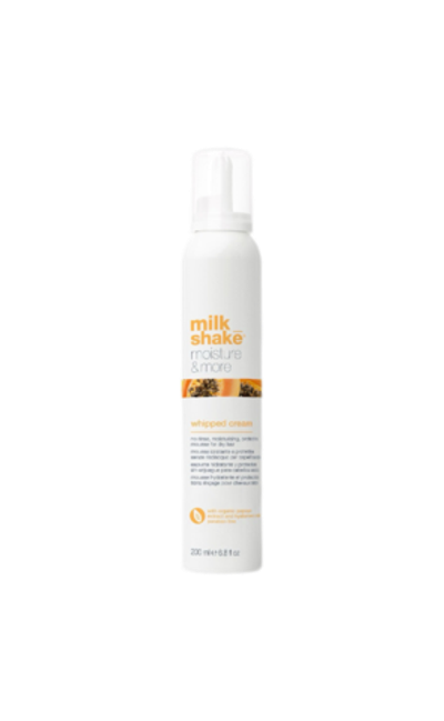 Milk Shake MOISTURE&MORE WHIPPED CREAM/ Увлажняющий крем-сливки для сухих и поврежденных волос с экстрактом папайи