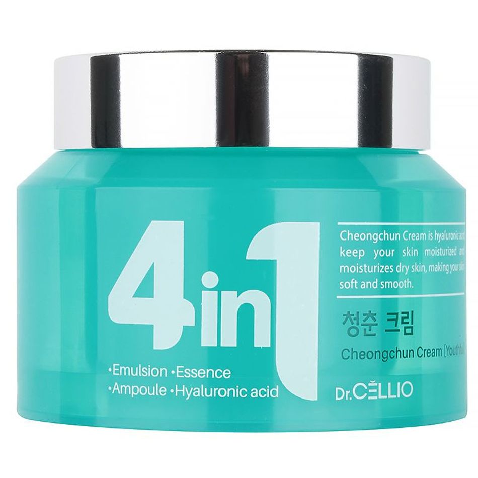 Крем с гиалуроновой кислотой Dr.cellio 4in1 Cheongchun Hyaluronic Acid Cream 70 мл