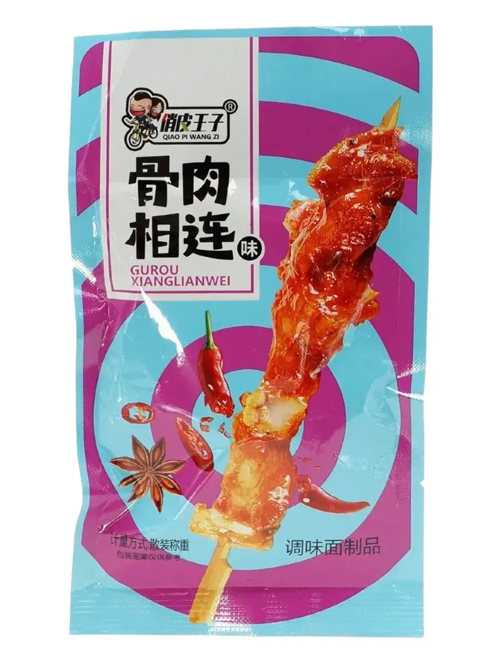 Набор острых Азиатских снеков ассорти вкусов 10 шт