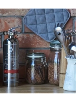 Огнетушитель-спрей с кронштейном (нержавеющая сталь) 1л