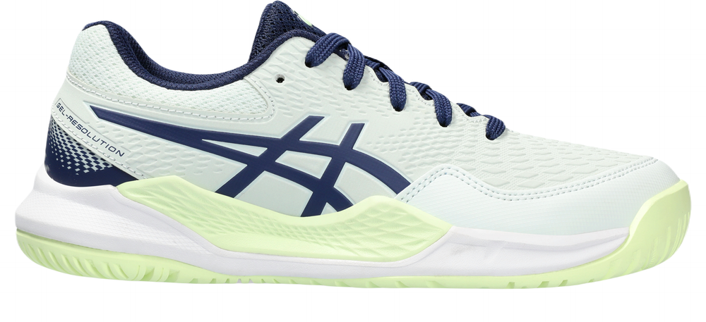 Детские теннисные кроссовки Asics Gel-Resolution 9 GS - pale mint/blue expanse
