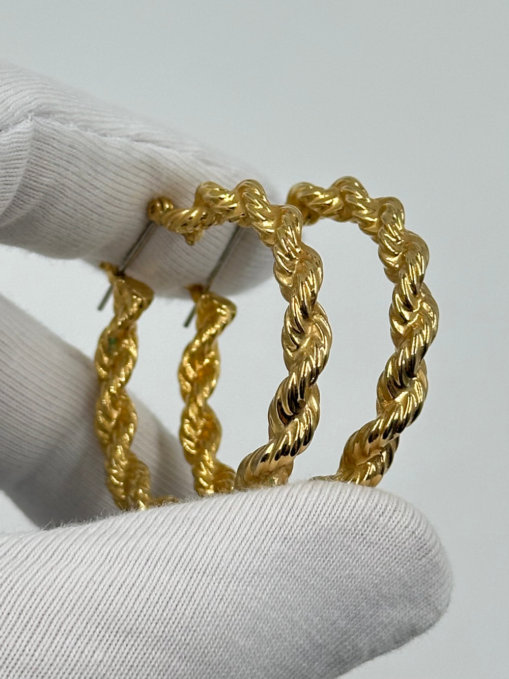 Серьги кольца